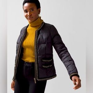 Chain Trim Puffer WHBM, worn a copule of times. Great condition.